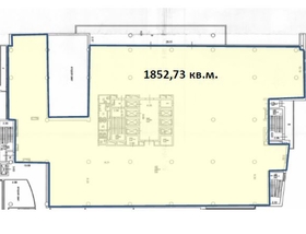 2 этаж - 1851 м<sup>2</sup>